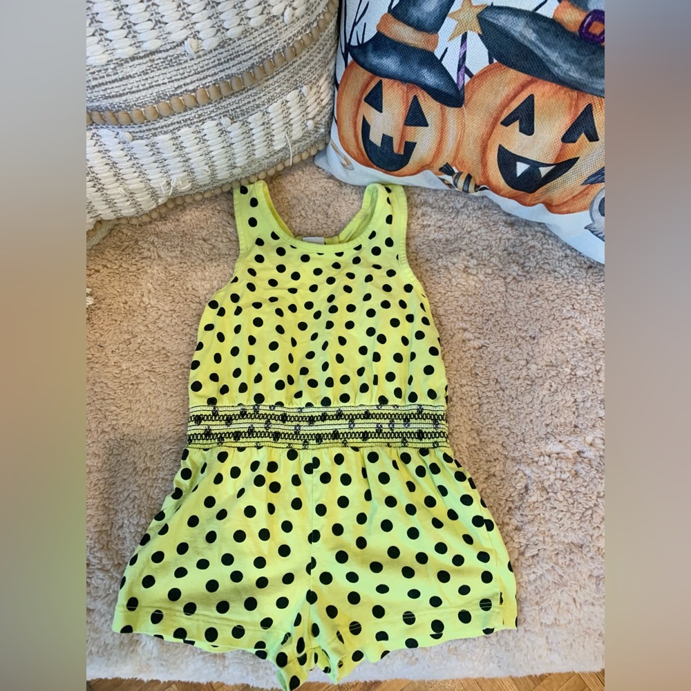 Polka Dot Toddler Romper